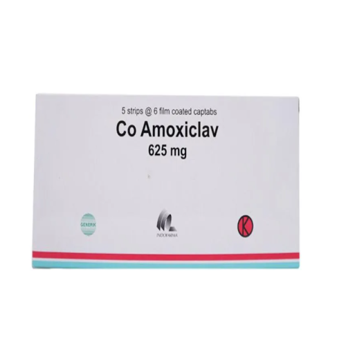 INHEALTH - CO-AMOXICLAV INDOFARMA 625 MG BOX 5 STR @ 6 KAPL